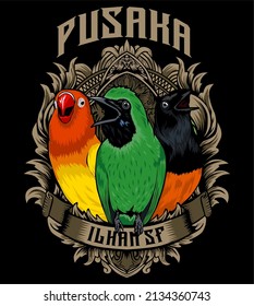 Vector Bird Logo Illustration, Bird Community