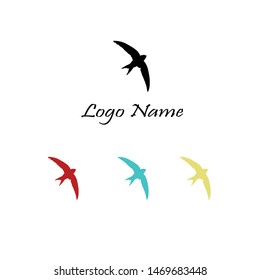 vector bird logo, a set of various birds that can be used as a company symbol