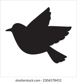 Vector bird silhouette 