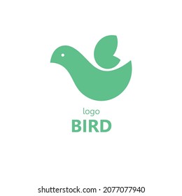 VECTOR . Bird. Symbol icon or logo. Business icon for the other company. Design element. Illustration. Flat image.