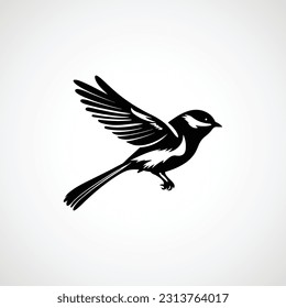 vector bird vintage logo design