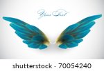vector bird wing illustration