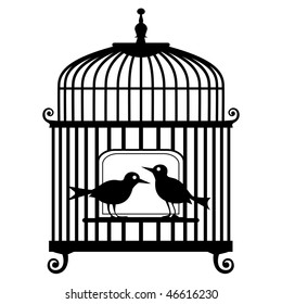 4,919 Birdcage silhouette Images, Stock Photos & Vectors | Shutterstock