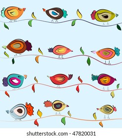 vector birds.