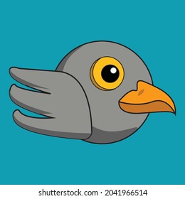 Vector birds are cute, kawaii and adorable. suitable for mascots, logos, profile photos, prints and of course for all circles