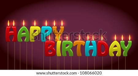 Similar – Image, Stock Photo birthday Happy Birthday