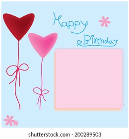 vector birthday card