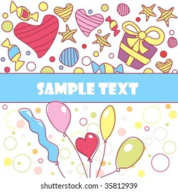 vector birthday card