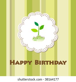 vector birthday card
