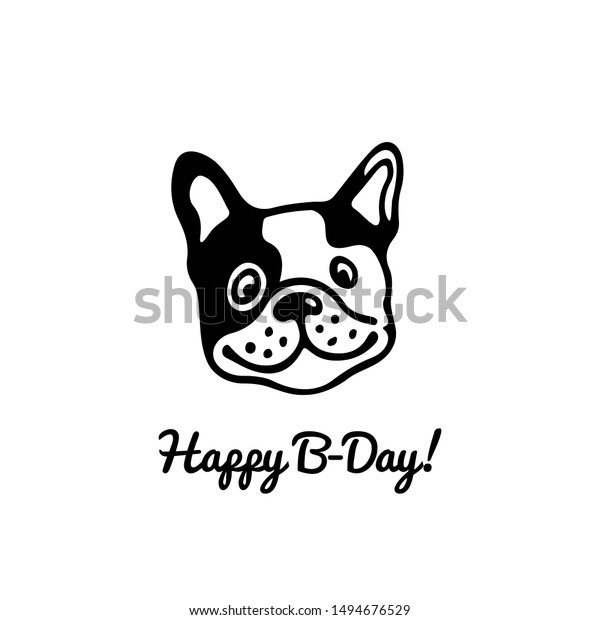 Cute Bulldog Birthday Cards Free