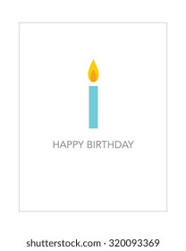 Vector Birthday Card Template