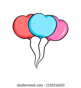 Vector birthday element for logo, banner or postcard
