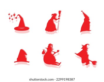 Vector birthday, Halloween, New Year's Day, Christmas, squirrel, old man, bat and spider