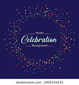 Vector Birthday Party night Celebration Background