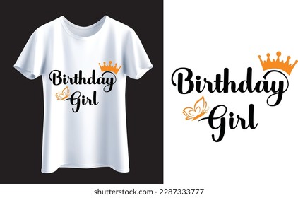 Vector of a birthday typographic t-shirt design vector graphic Wish me happy birthday tshirt design