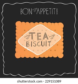 vector biscuit illustration 