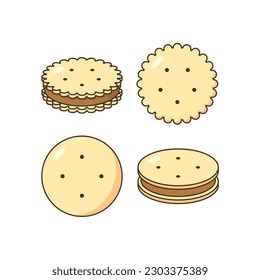 Vector biscuits, Stock Photos simple Vectors design