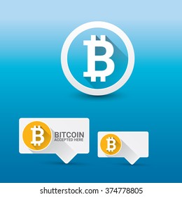 vector Bitcoin symbol. bitcoin icon