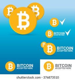 vector Bitcoin symbol. bitcoin icon