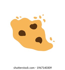 Vector Bitten Chocolate Chip Cookie For sending gifts in special festivals.
