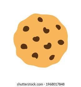 Vector Bitten Chocolate Chip Cookie For sending gifts in special festivals.
