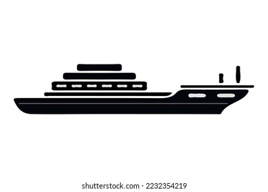 bıg cruıse vector black and whıte