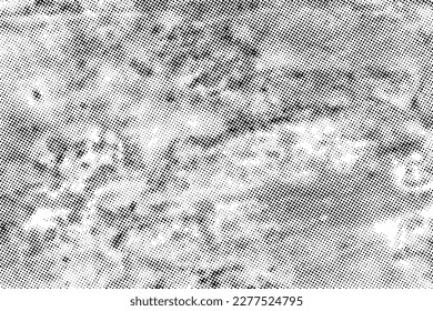 Textura de los puntos de media tonalidad abstractos del vector negro.