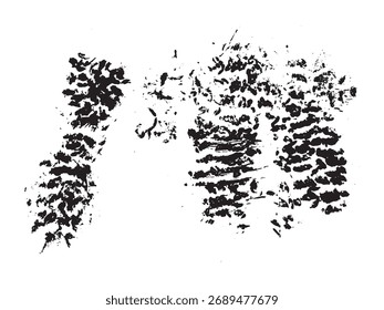 Vector black abstract hand-drawn ink dot texture. Black and white pattern for packaging, cosmetic labels, social media, poster design. Minimal calligraphy doodle style.