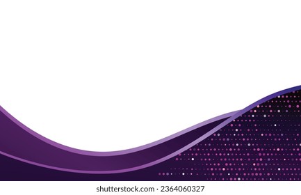 Vector black abstract modern waves background.