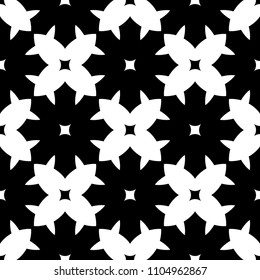 vector black Abstract seamless pattern on white background