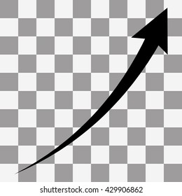 Vector black arrow Infographic