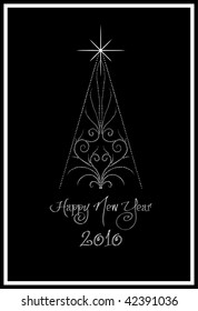 vector black backgrounds with beautiful elements