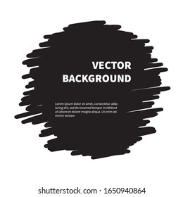 Diseño de banner negro vectorial. Elemento de diseño del logotipo vectorial para presentaciones, plantillas, etc. Fondos para la venta, ofrecer banners de texto