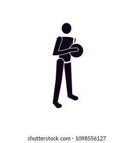 Vector black Basketball icon
