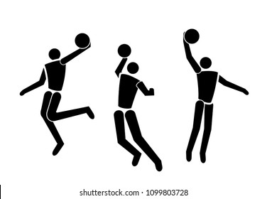 Vector black Basketball icon