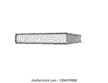 Vector black blank book cover isolated on white background