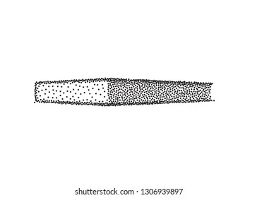 Vector black blank book cover isolated on white background