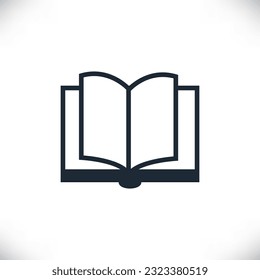 vector black book icons isolated on white background
