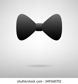 Vector Black Bow Tie icon
