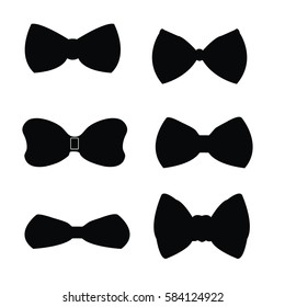 Vector Black Bow Tie icon