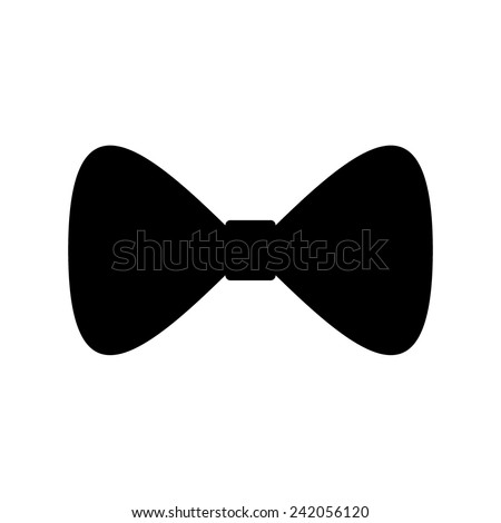 Vector Black Bow Tie icon