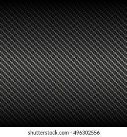 Vector black carbon fiber background. Realistic illustration