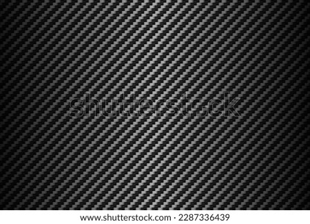 Vector black carbon fiber seamless texture surface background. Abstract cloth material pattern wallpaper for car tuning or service. Endless cordura web texture or page fill pattern