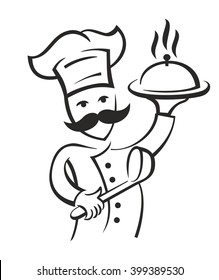 Cajun Chef Illustration Vector Cartoon Illustration Stock Vector ...