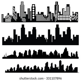 Similar Images, Stock Photos & Vectors of vector black city icons set