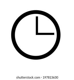 Vector Black Clocks Icons Stock Vector (Royalty Free) 387275125 ...