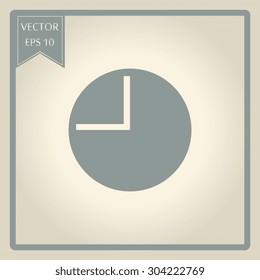 vector black clocks icons