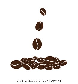 Vector black coffee icons
