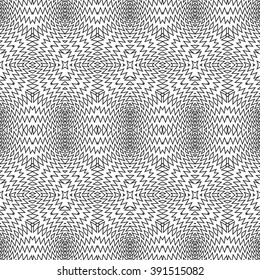Vector Black Color Abstract Optical Art Stock Vector (Royalty Free ...