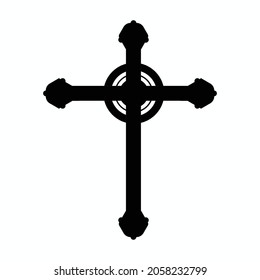 vector black cross symbol icon